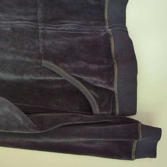 Vintage Embellished Beaded Velvet Velour Zip Up Athletic Jacket L Black - Picture 5 of 16